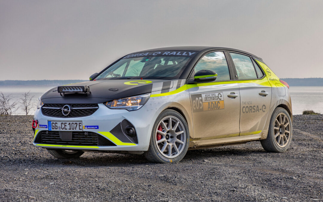 Der ADAC Opel e-Rally Cup setzt auf innovative Ladeinfrastruktur